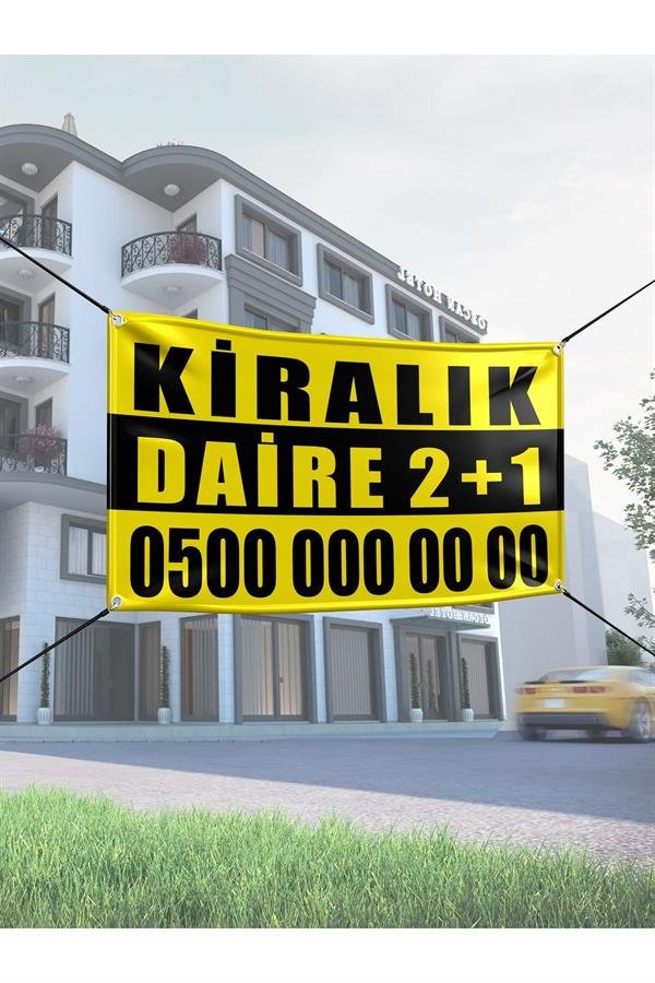 Kiralık Daire Branda Afişi