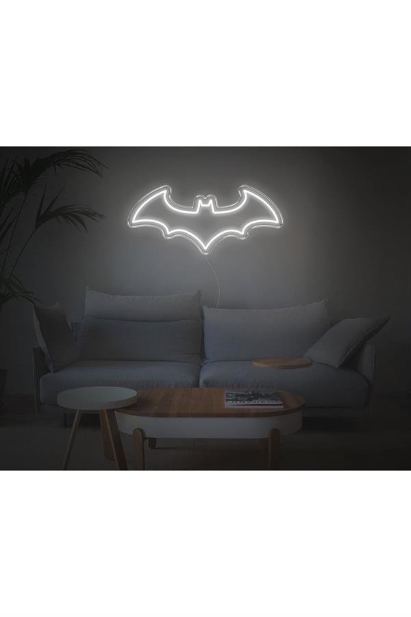 Neon Batman Dekoratif Işıklı Duvar Tabelası